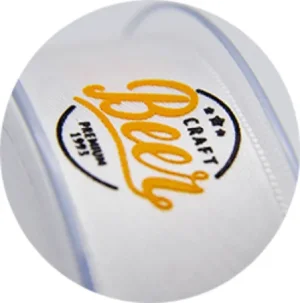 Nastro personalizzato con serigrafia a 2 colori in rilievo