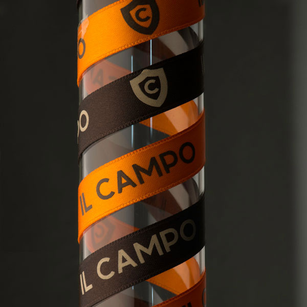 nastro personalizzato Doppio raso 15mm stampa serigrafica