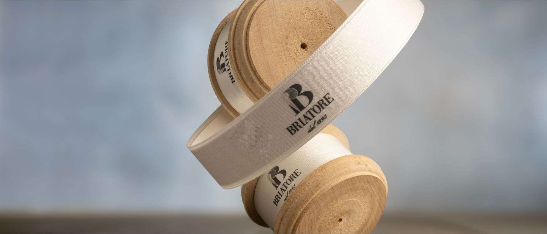 Nastro doppio raso personalizzato con stampa offset 2 colori